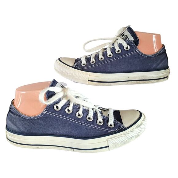 Converse WMS 7 Sneakers Chuck Taylor Low Top Denim Blue Casual Athletic Lace Up - Picture 1 of 13